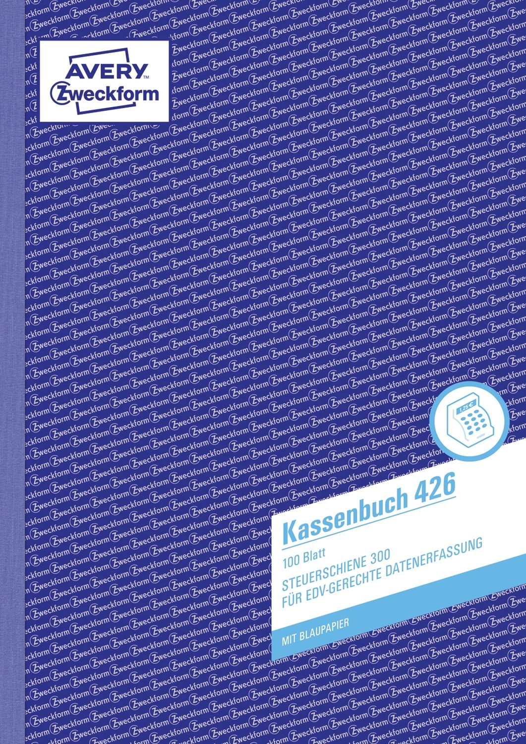 426 Kassenbuch, DIN A4, nach Steuerschiene 300, 100 Blatt, weiß 426 Kassenbuch, DIN A4, nach Steuerschiene 300, 100 Blatt, weiß