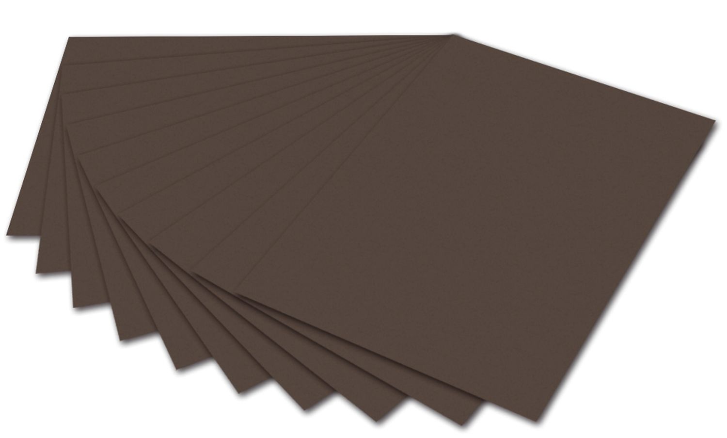 Tonpapier - 50 x 70 cm, dunkelbraun Tonpapier - 50 x 70 cm, dunkelbraun