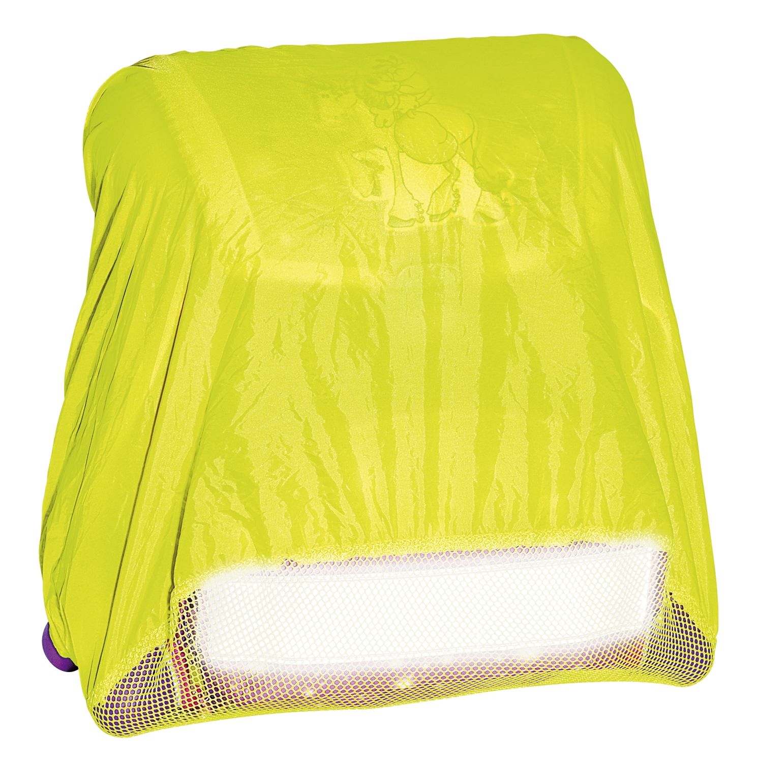 Regenschutzhülle für Schulranzen bis 50 x 50cm, neongelb Regenschutzhülle für Schulranzen bis 50 x 50cm, neongelb