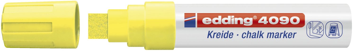 4090 Kreidemarker - 4 - 15 mm, neongelb 4090 Kreidemarker - 4 - 15 mm, neongelb