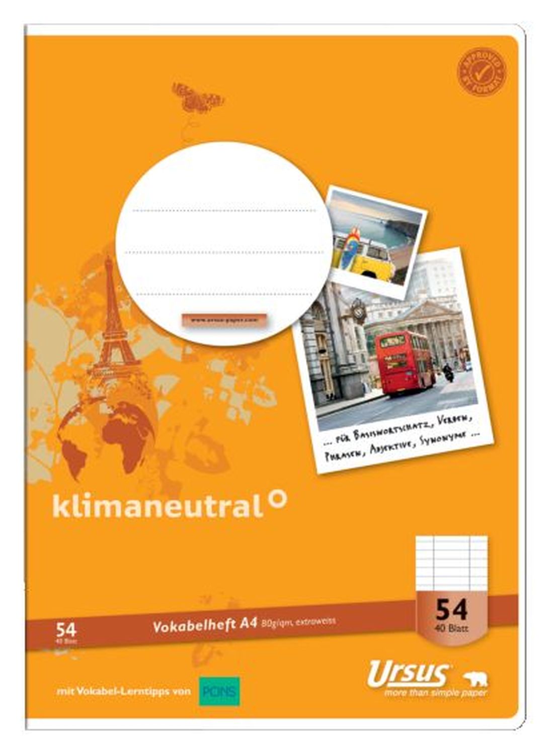 Heft LIN4 - A5 16 Blatt 80g/qm 10mm liniert Heft LIN4 - A5 16 Blatt 80g/qm 10mm liniert