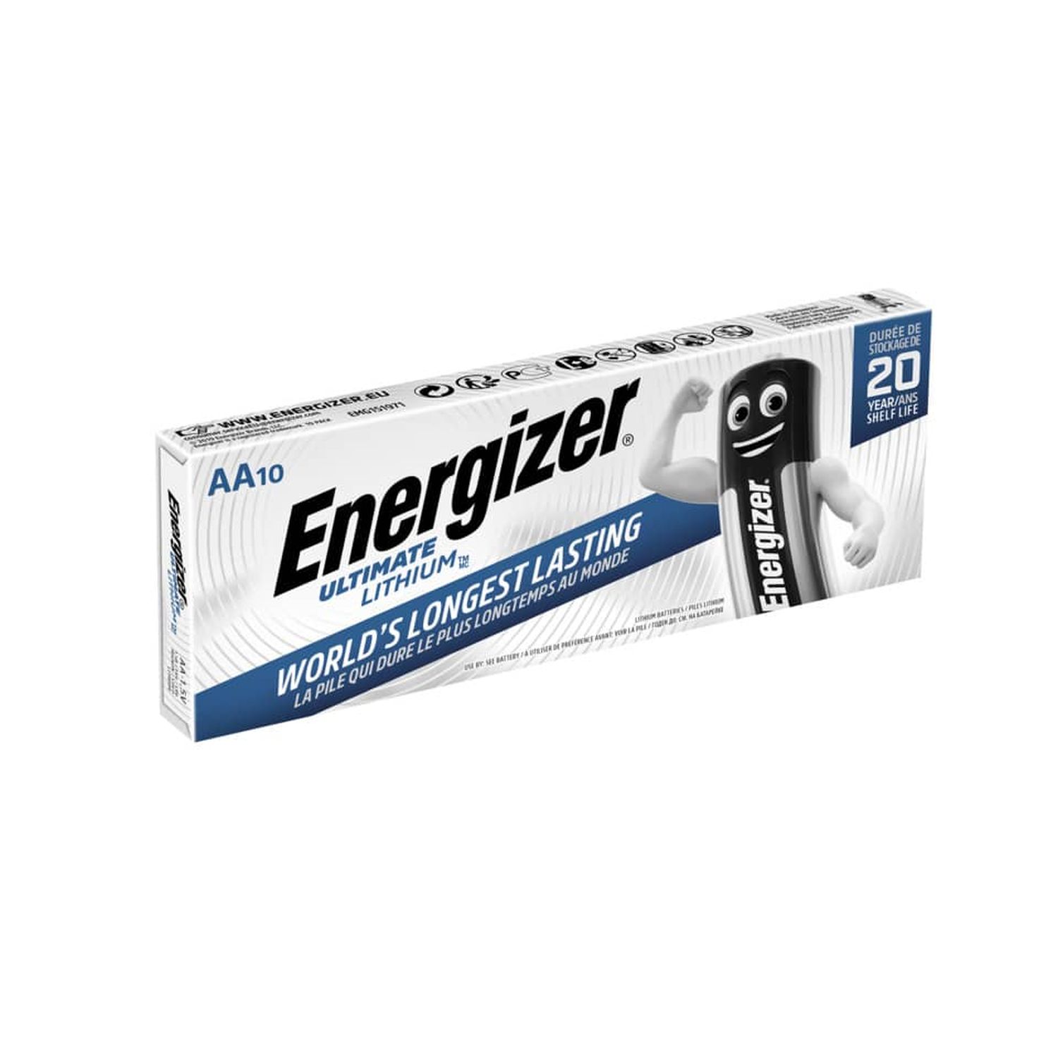 Batterie Ultimate Lithium Mignon (AA) 1,5 Volt, 10 Stück Batterie Ultimate Lithium Mignon (AA) 1,5 Volt, 10 Stück