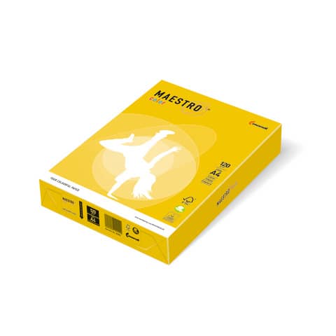 Kopierpapier mondi MAESTRO® Color 9417-IG50A12S, DIN A4, 120g/m², intensivgelb, 250 Blatt