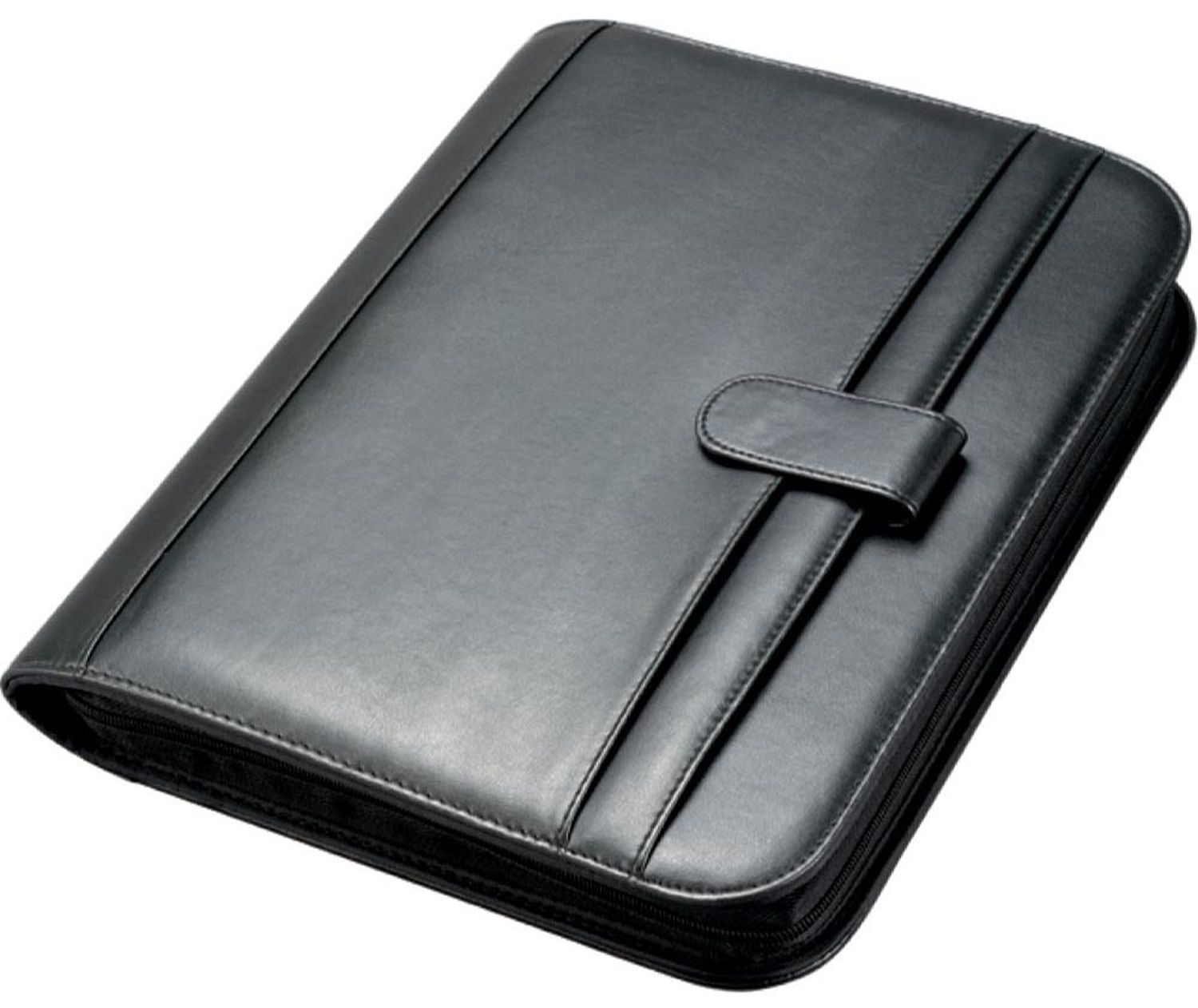 Ringbuchmappe RICCIONE - A4, 28 x 35,5 x 4 cm, 4 Ringe, Kunstleder, schwarz Ringbuchmappe RICCIONE - A4, 28 x 35,5 x 4 cm, 4 Ringe, Kunstleder, schwarz