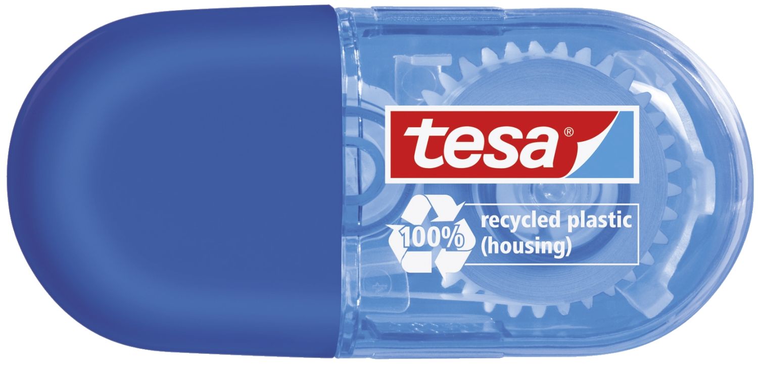 Korrekturroller tesa Mini 59814, Einwegroller, (BxL) 5,0 mm x 6 m, blau Korrekturroller tesa Mini 59814, Einwegroller, (BxL) 5,0 mm x 6 m, blau