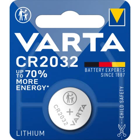 Knopfzelle Varta 6032, CR2032, 3 V