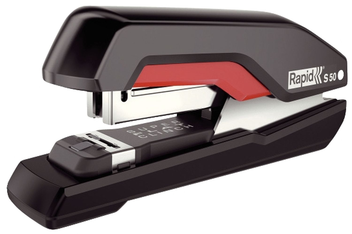 Heftgerät Supreme S50 - Metall, 50 Blatt, schwarz/rot Heftgerät Supreme S50 - Metall, 50 Blatt, schwarz/rot