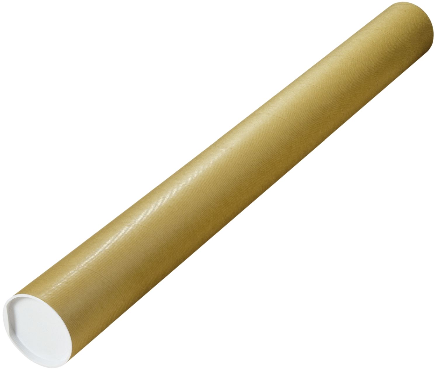 Versandrohre mit vormontierten Verschlusskappen - Ø 100 x 1000 mm, braun Versandrohre mit vormontierten Verschlusskappen - Ø 100 x 1000 mm, braun