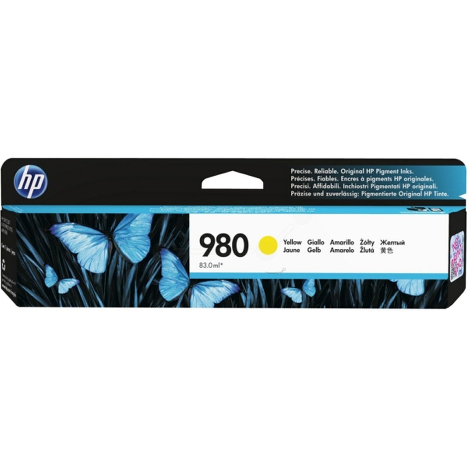 Original HP Tintenpatrone gelb (D8J09A,980,980Y,980YELLOW,NO980,NO980Y,NO980YELLOW)