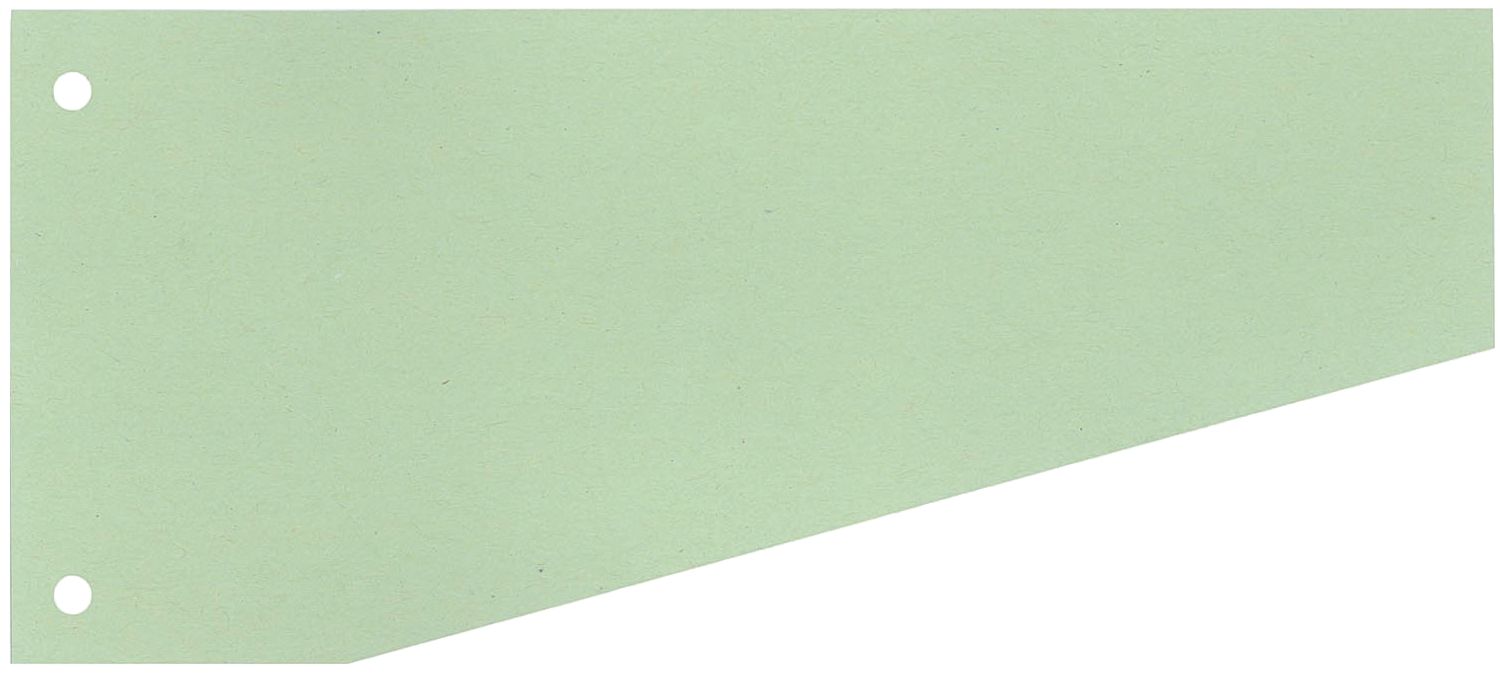 Trennstreifen Trapez - 190 g/qm Karton, grün, 100 Stück Trennstreifen Trapez - 190 g/qm Karton, grün, 100 Stück