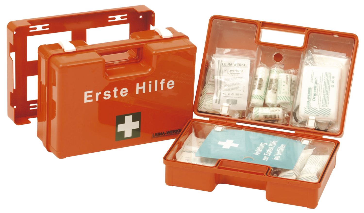 Erste-Hilfe-Koffer nach DIN 13157 SAN Leina-Werke 21033, orange Erste-Hilfe-Koffer nach DIN 13157 SAN Leina-Werke 21033, orange