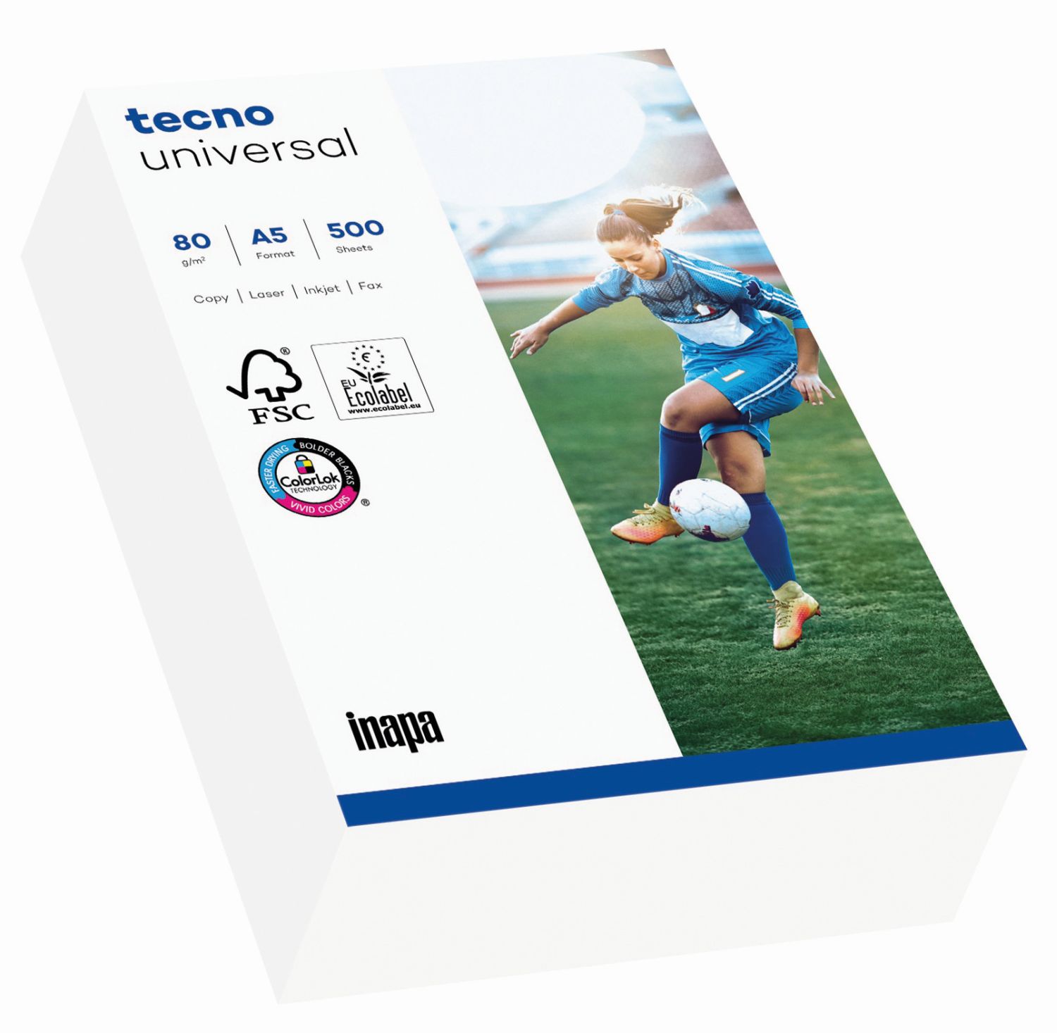 Kopierpapier tecno® universal 2100011541, DIN A5, 80 g/qm, weiß, 500 Blatt Kopierpapier tecno® universal 2100011541, DIN A5, 80 g/qm, weiß, 500 Blatt