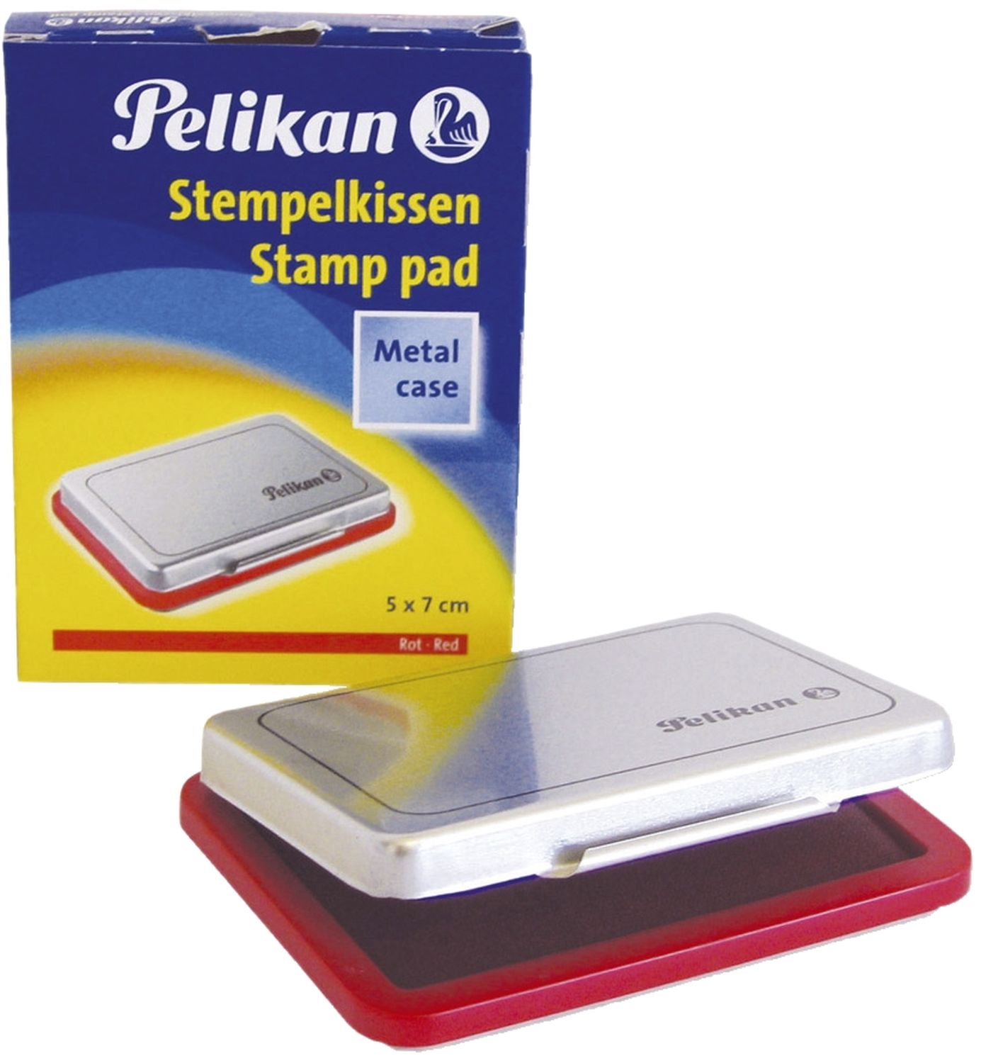 Stempelkissen 3 - 70 x 50 mm, rot getränkt Stempelkissen 3 - 70 x 50 mm, rot getränkt