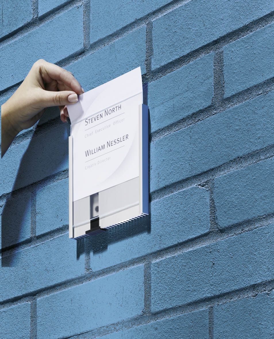 Einsteckschild DOOR SIGN REFILL, 149 x 148,5 mm, weiß