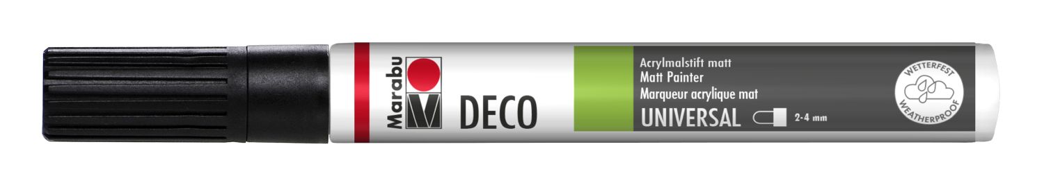Deco Painter - Schwarz 073, 2-4 mm Deco Painter - Schwarz 073, 2-4 mm