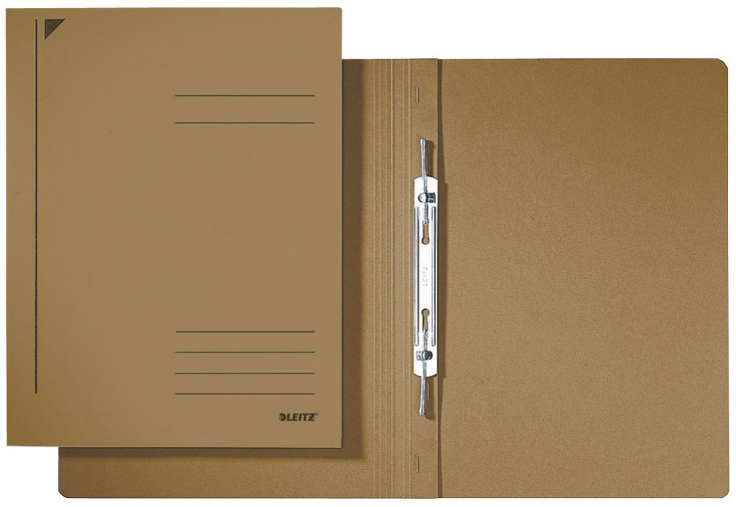 3040 Spiralhefter - A4, 250 Blatt, kfm. Heftung, Recycling-Karton, braun