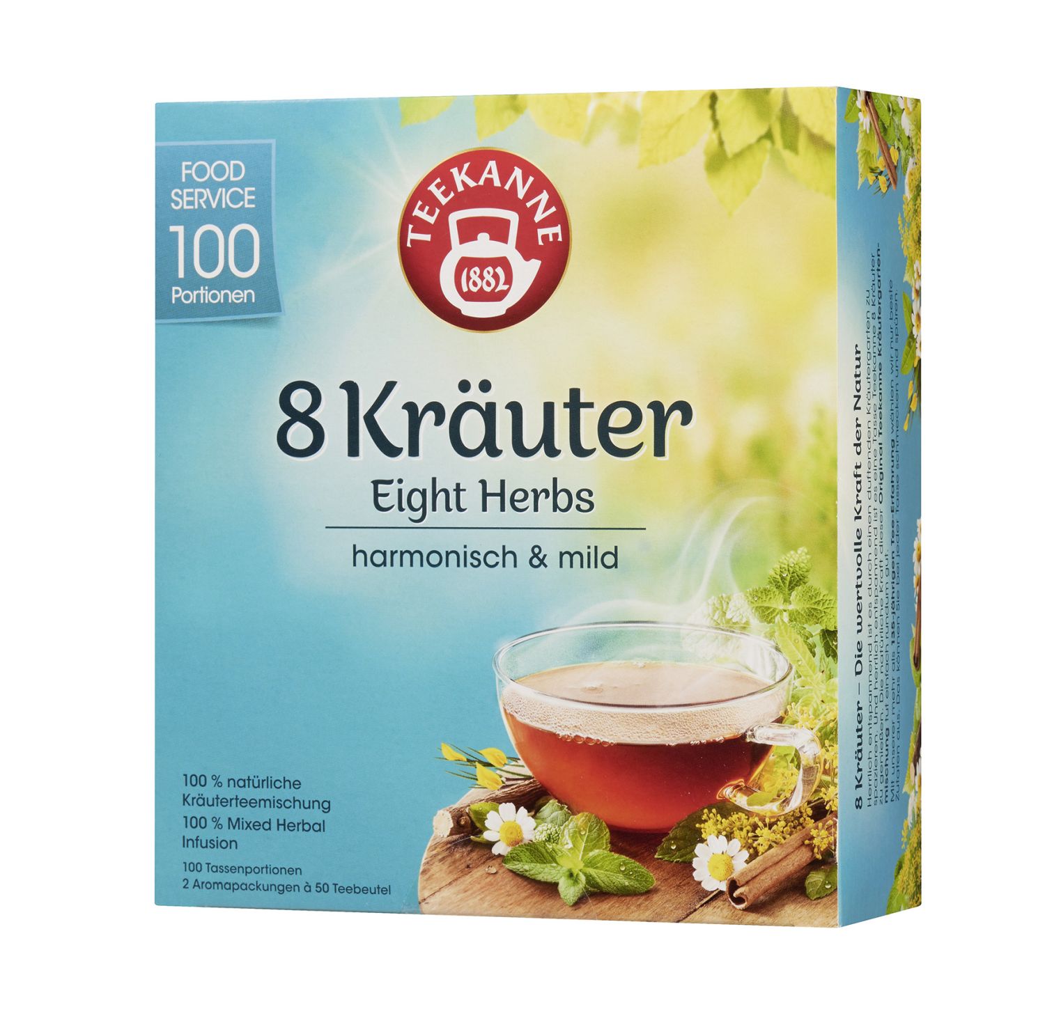 8 Kräutertee - 100 Btl. à 1,25g