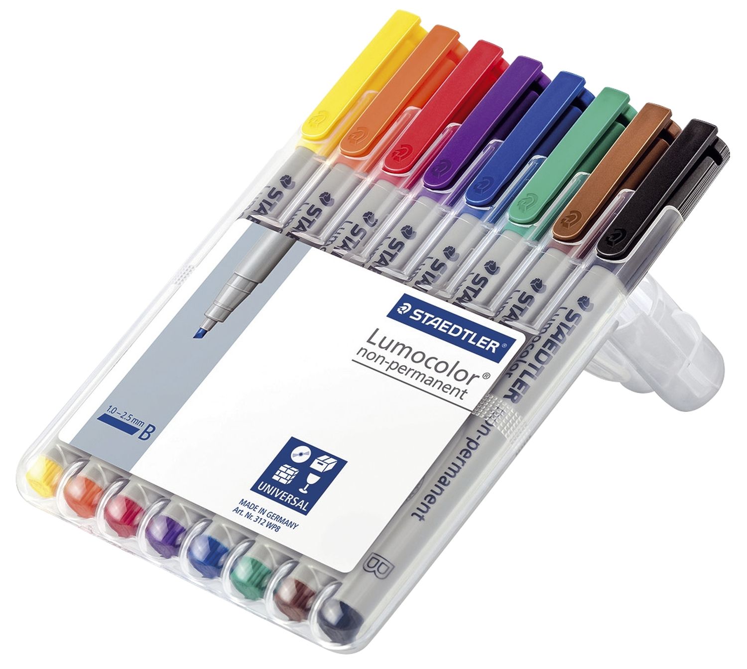 Feinschreiber Universalstift Lumocolor® - non-permanent, B, 8 Farben Feinschreiber Universalstift Lumocolor® - non-permanent, B, 8 Farben