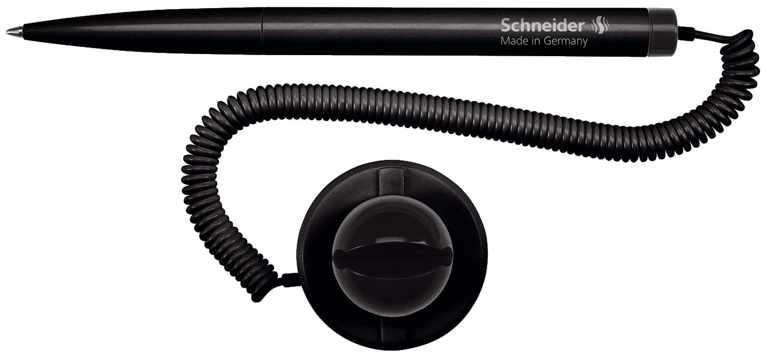 Kugelschreiber Klick-Fix-Pen - M, schwarz (dokumentenecht), schwarz