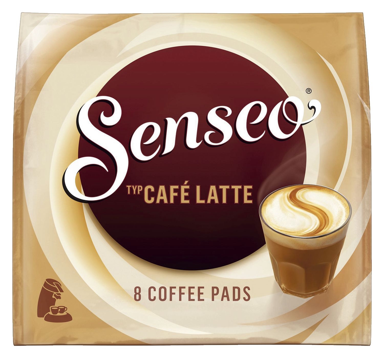 Cafe Latte - 8 Kaffeepads