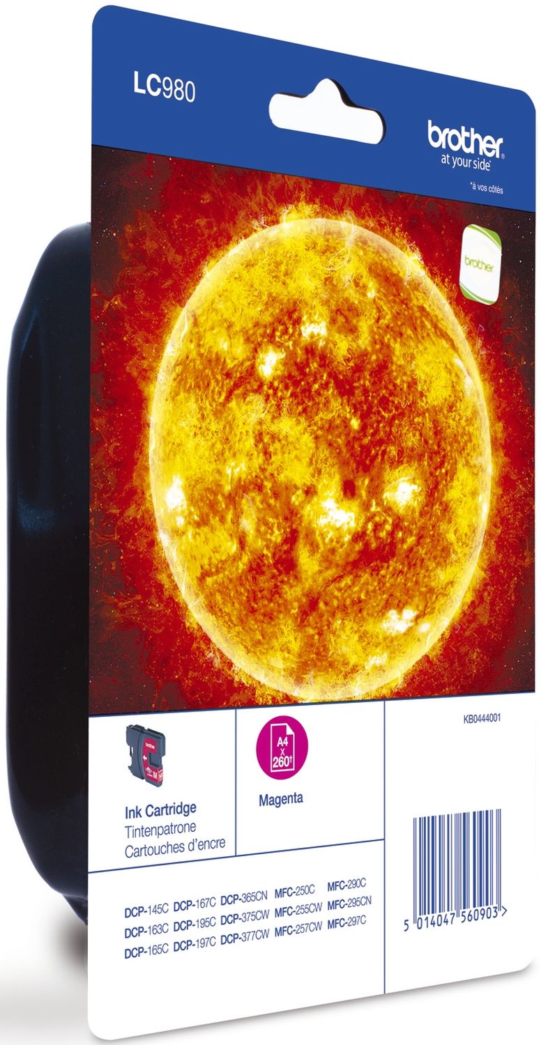 Original Brother Tintenpatrone magenta (LC-980M)