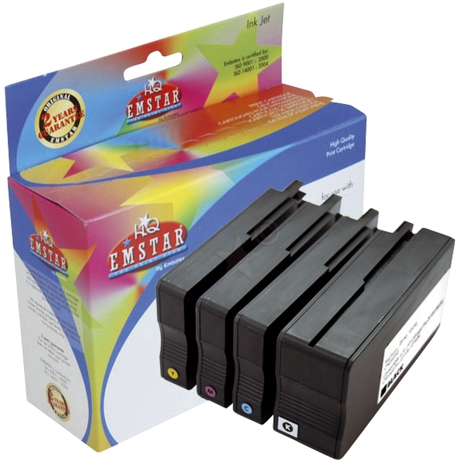 Alternativ Emstar Tintenpatrone MultiPack Bk,C,M,Y (11HPOJ8600MULTI,12HPOJ8600MULTI/H189,H189)