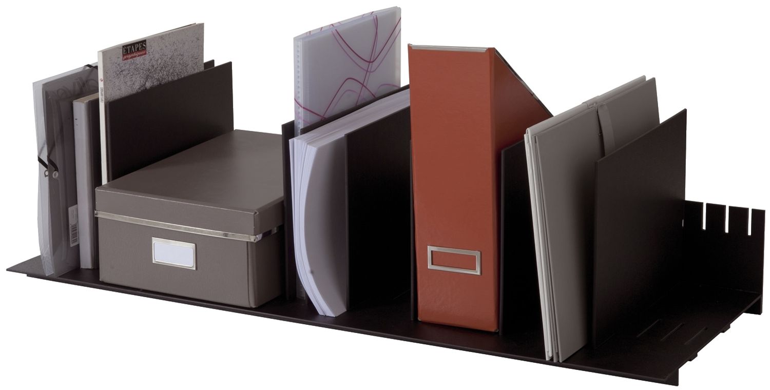 Belegfach flexibel für Rollladenschrank easyOffice schwarz Belegfach flexibel für Rollladenschrank easyOffice schwarz