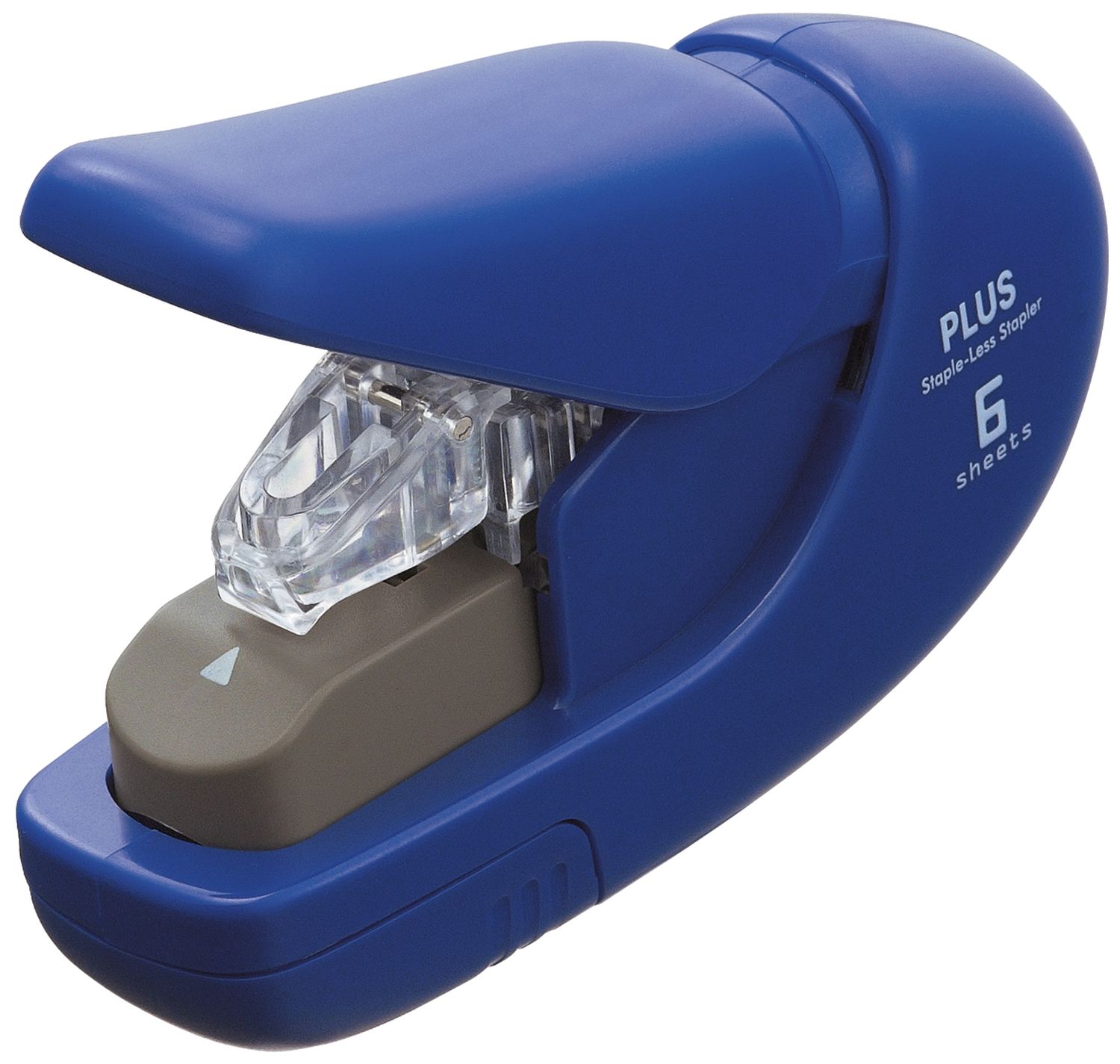 Heftgerät Plus Japan 31147, Klammerlos, Heftleistung 5 Blatt,blau Heftgerät Plus Japan 31147, Klammerlos, Heftleistung 5 Blatt,blau