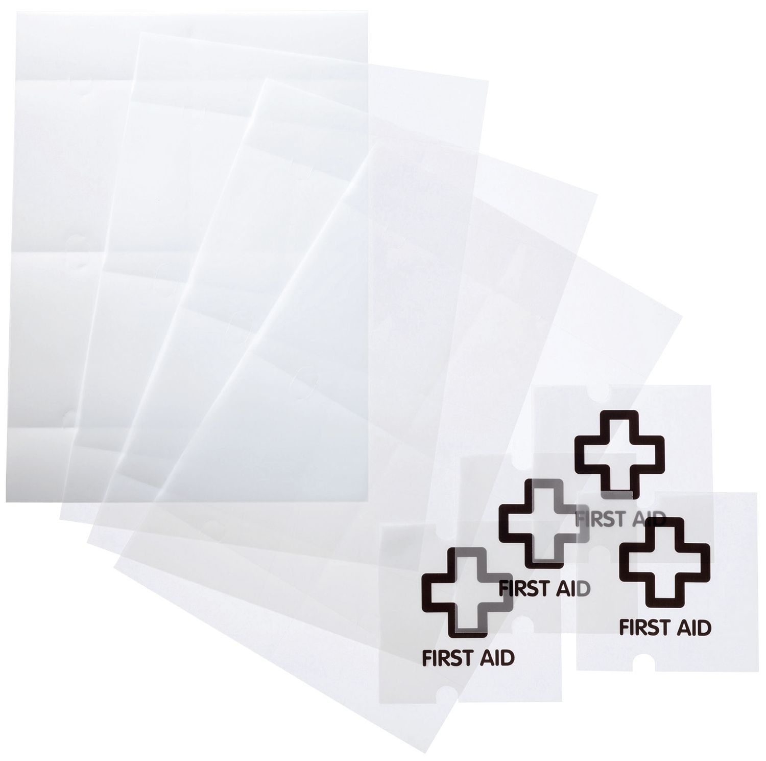 EDV-beschriftbare Folie CRYSTAL SIGN refill, 105x105 mm EDV-beschriftbare Folie CRYSTAL SIGN refill, 105x105 mm