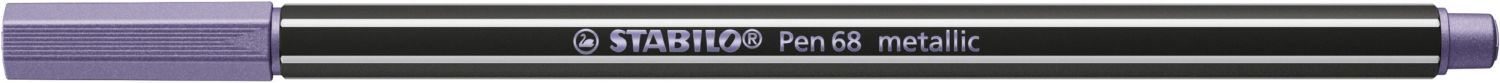 Premium Metallic-Filzstift - Pen 68 metallic - Einzelstift - metallic violett