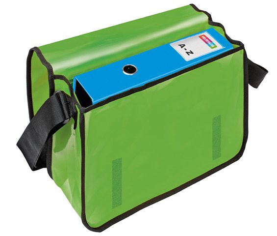 VELOCOLOR® Umhängetasche - 375 x 315 x 110 mm, LKW-Plane, hellgrün VELOCOLOR® Umhängetasche - 375 x 315 x 110 mm, LKW-Plane, hellgrün