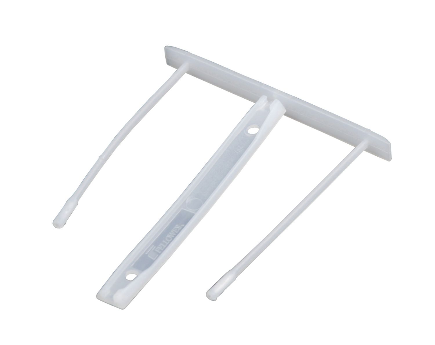 Abheftbügel Standard Bankers Box® 00895, Kunststoff mit Deckschiene, Armlänge 85 mm, weiß, 100er Pack Abheftbügel Standard Bankers Box® 00895, Kunststoff mit Deckschiene, Armlänge 85 mm, weiß, 100er Pack