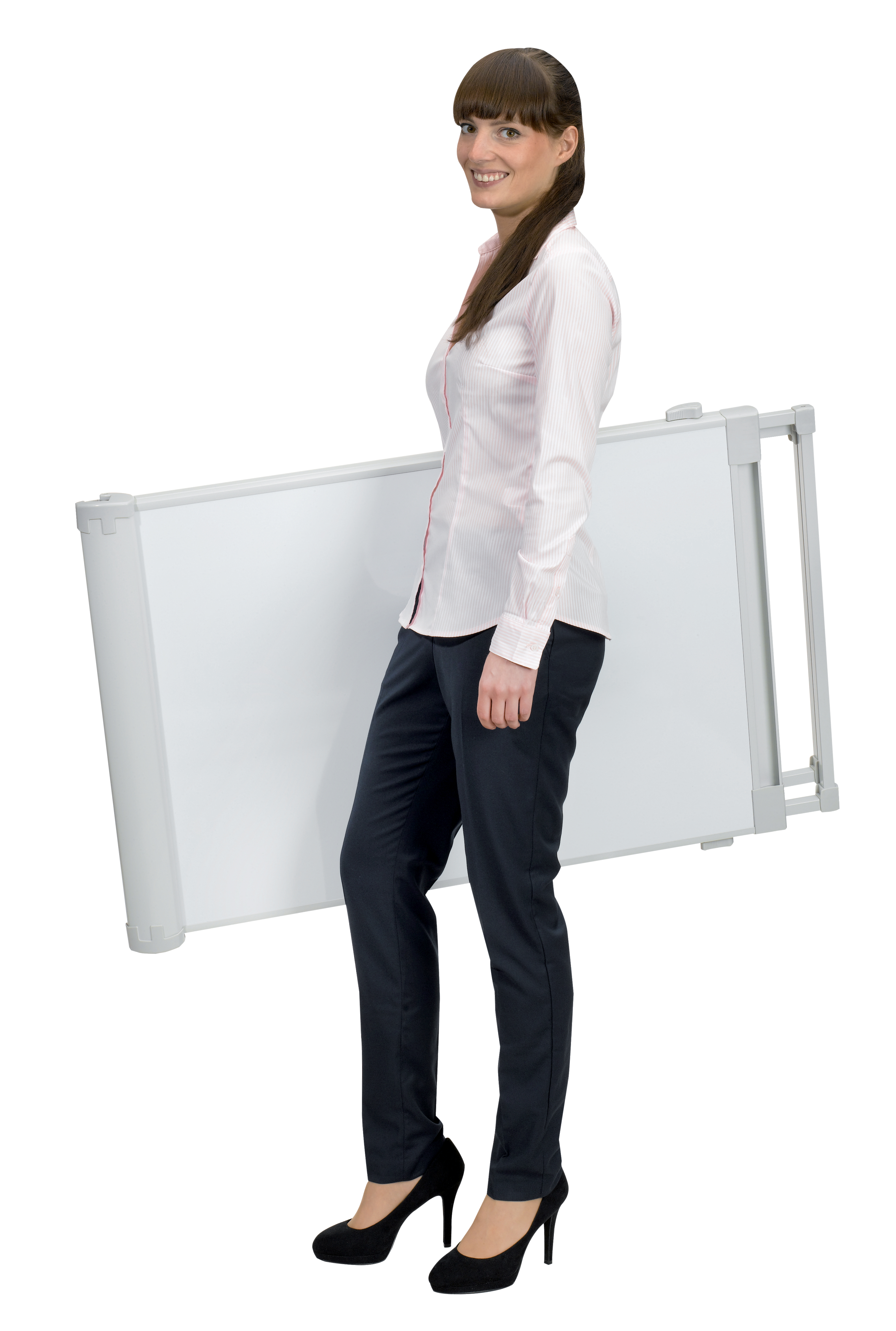 Flipchart Franken PRO Standard FC84, Vierbein, mit Seitenarmen, höhenverstellbar, 67 x 95 cm
