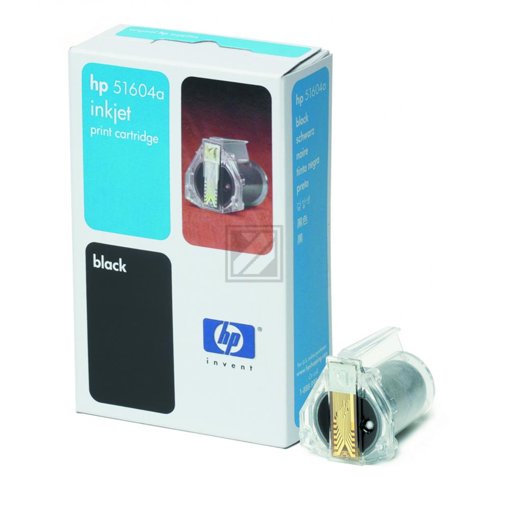 Original HP Druckkopfpatrone schwarz für Normalpapier (51604A)