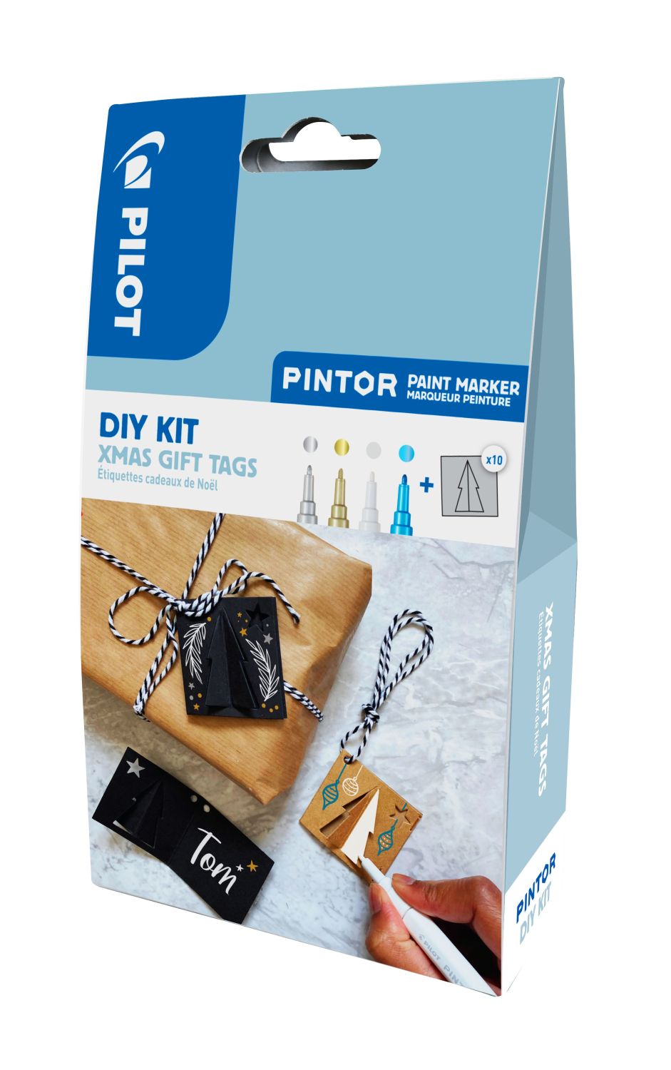 Kreativmarkerset Pintor DIY Xmas Geschenkanhänger - 10-tlg.