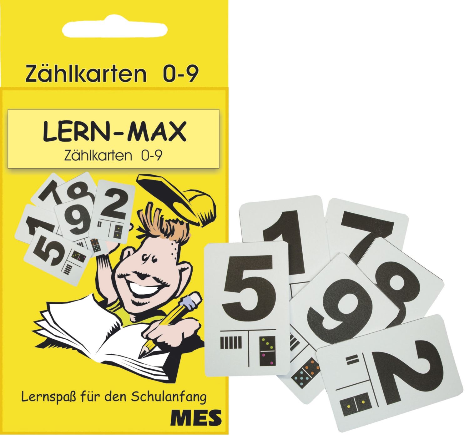 Lernfix Zählkarten 0-9 in Schachtel