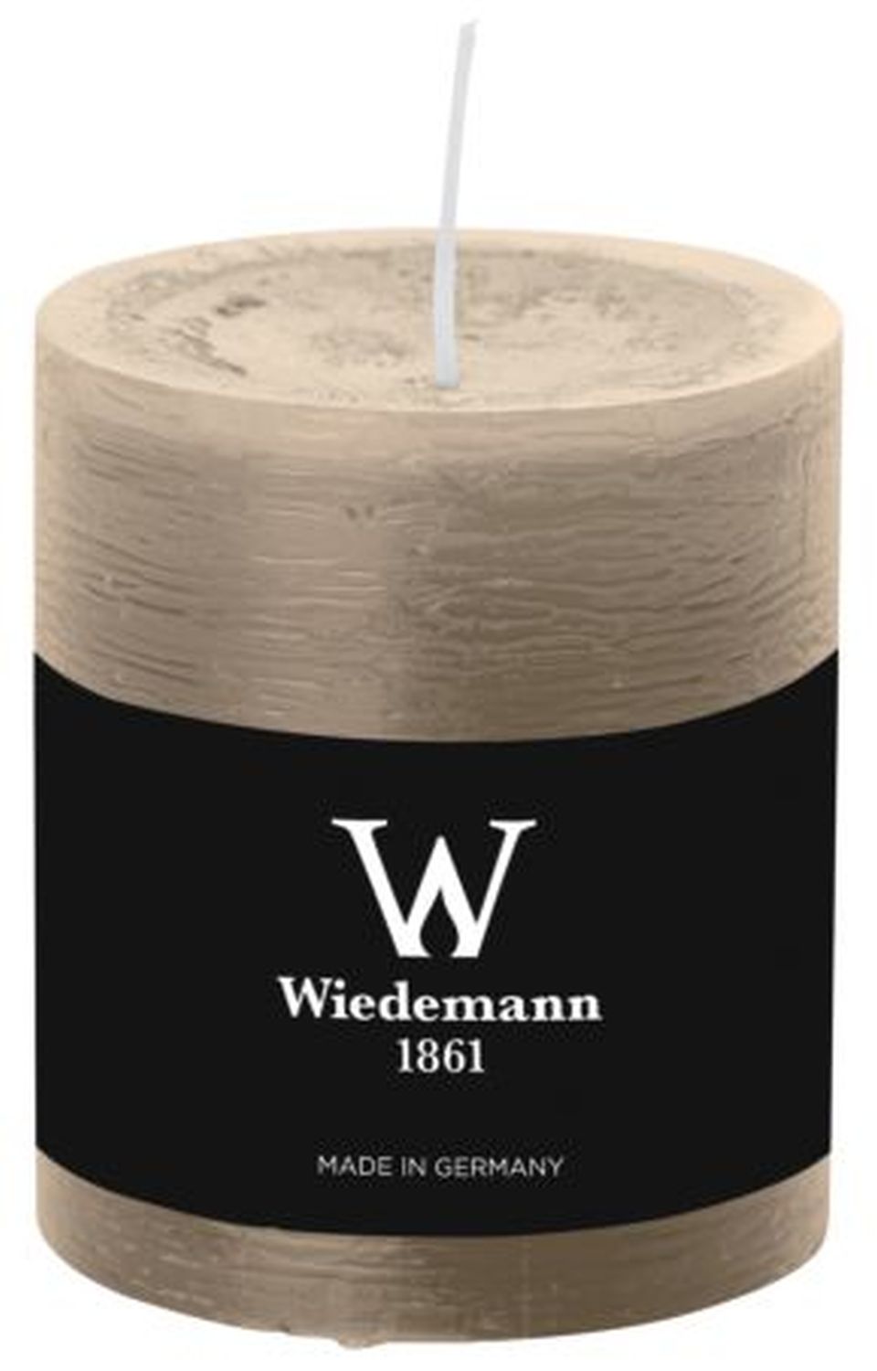 Stumpenkerze - 80 x 68 mm, schlamm Stumpenkerze - 80 x 68 mm, schlamm