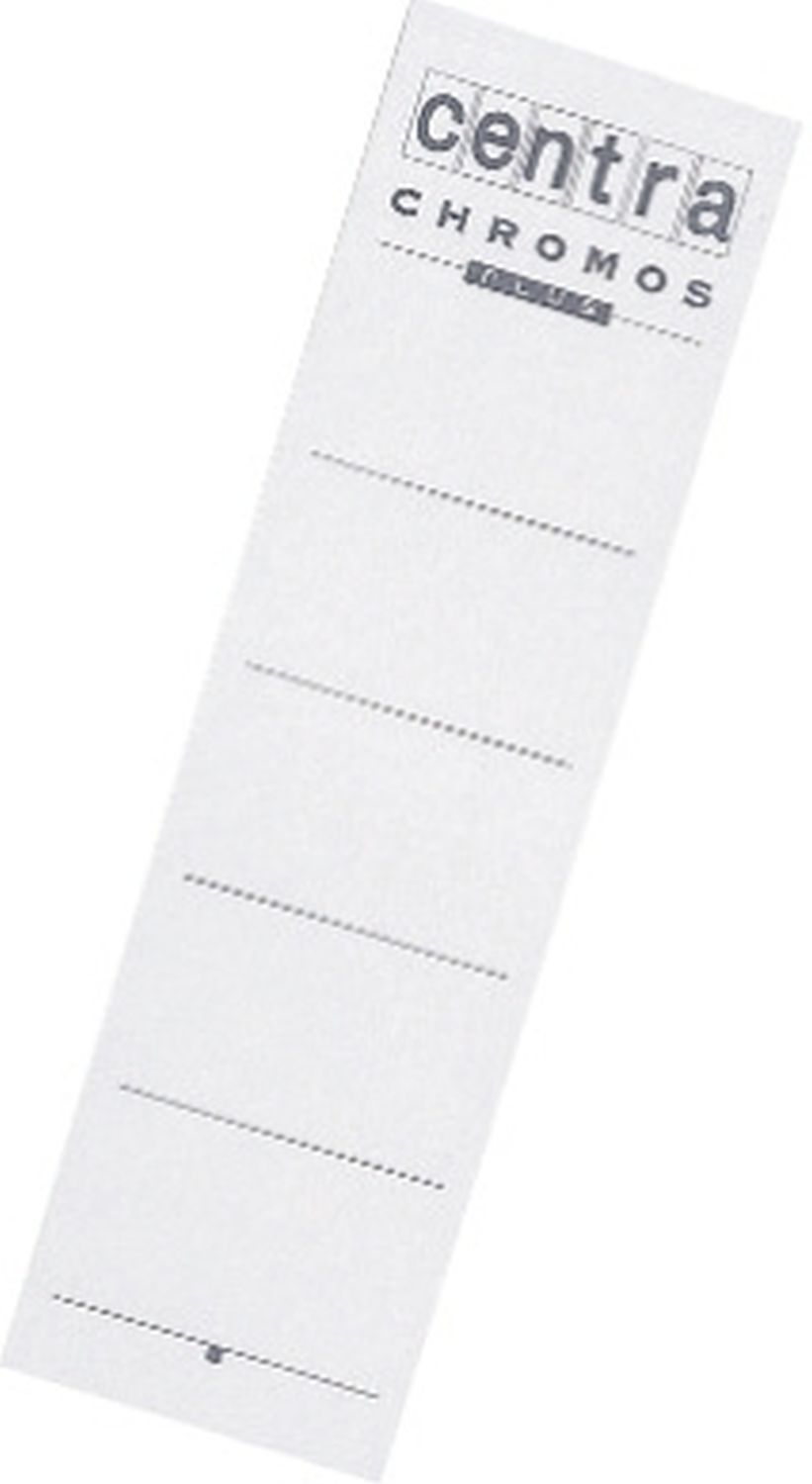 Rückenschilder Centra 290105 Einsteckschilder, breit/kurz 55 x 190 mm, 10 Stück Rückenschilder Centra 290105 Einsteckschilder, breit/kurz 55 x 190 mm, 10 Stück