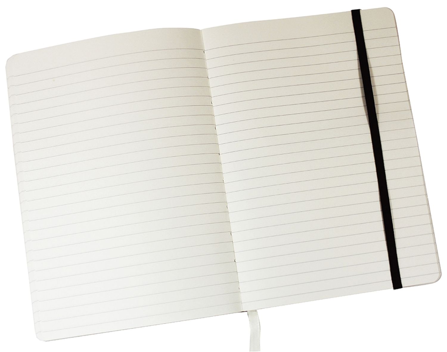 Notizbuch - A5, liniert, 192 Seiten, schwarz