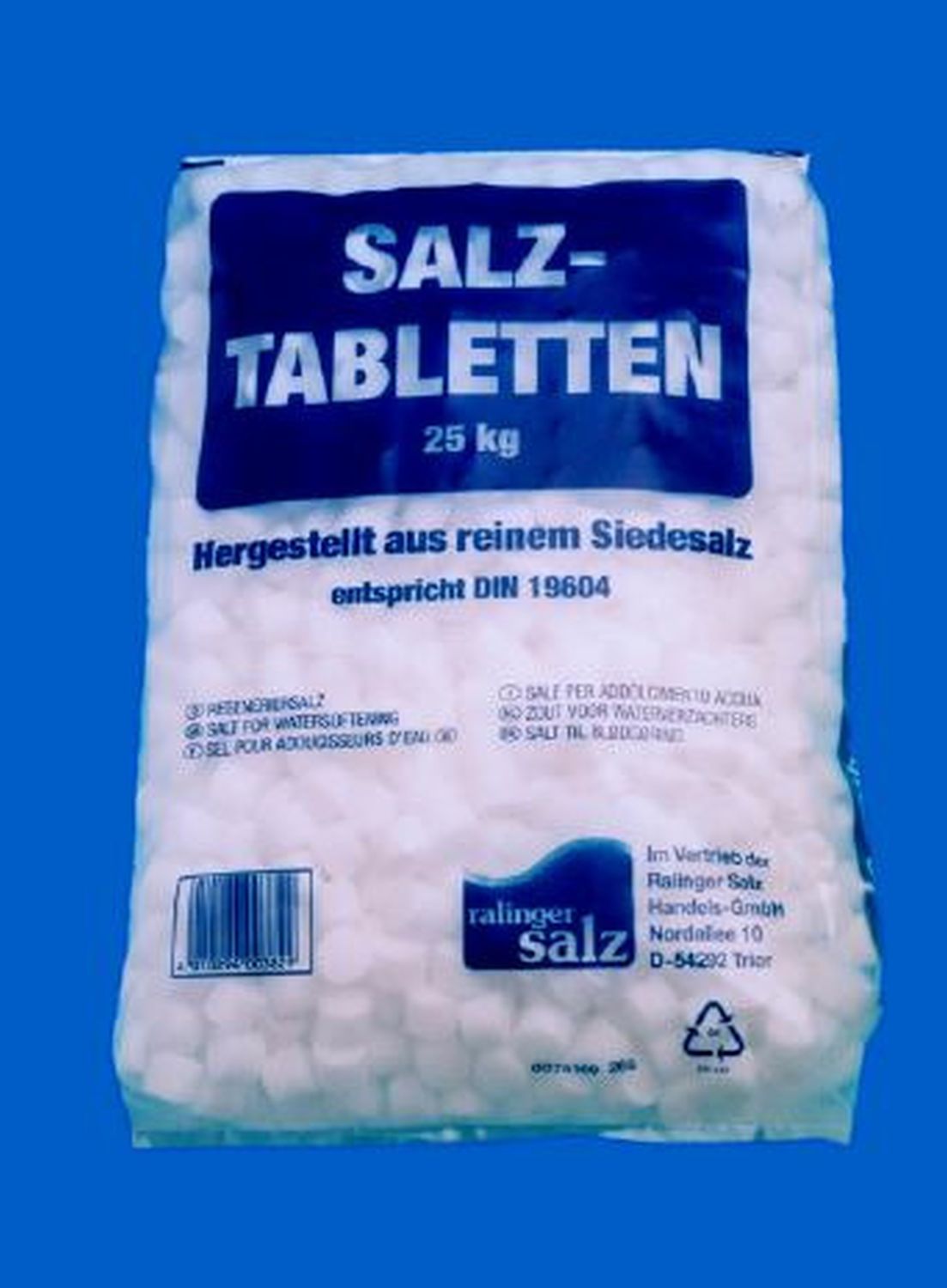Regeneriersalz Tablettenform 25kg Regeneriersalz Tablettenform 25kg