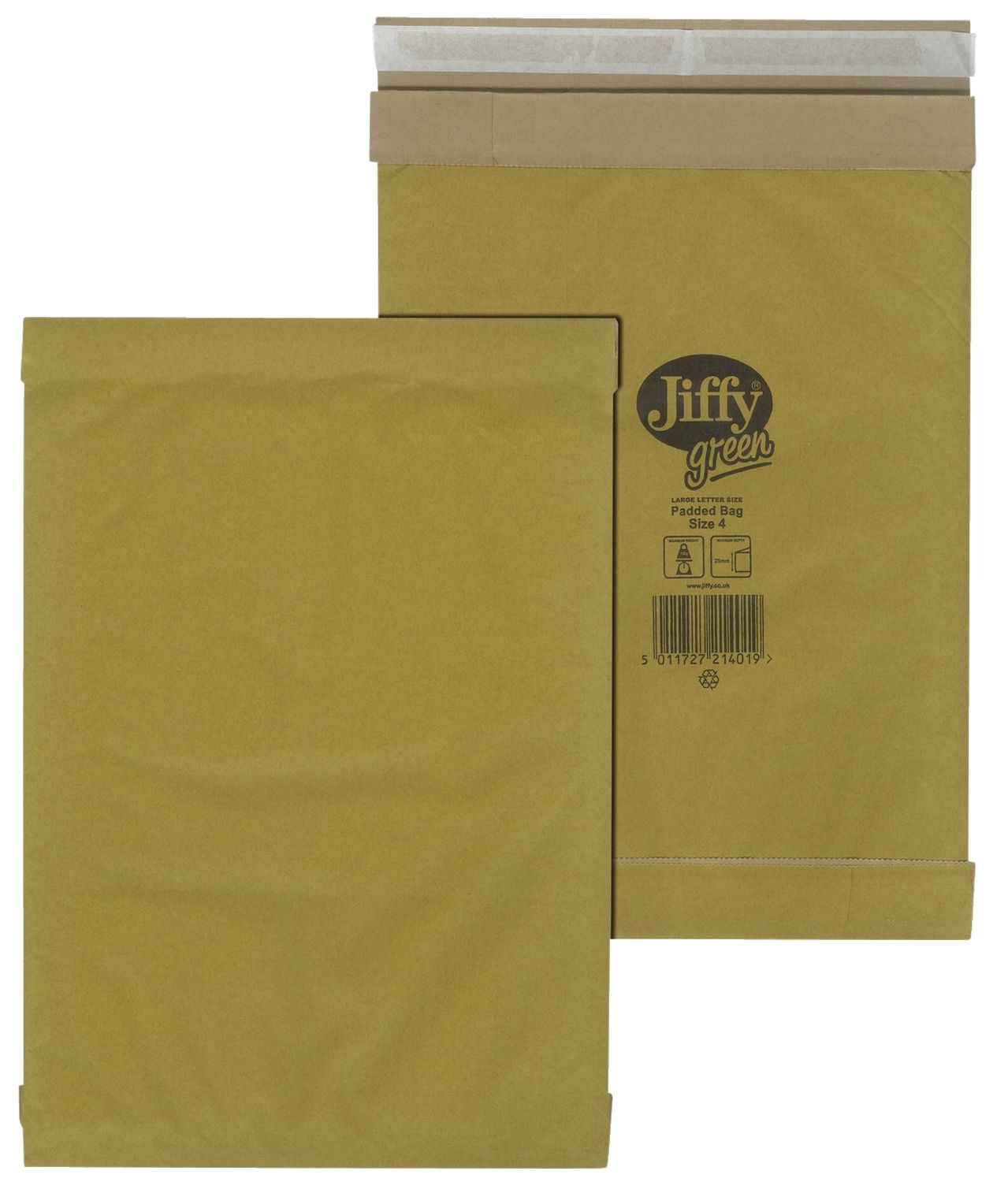 Papierpolstertasche Größe 4 - 240 x 343mm, braun Papierpolstertasche Größe 4 - 240 x 343mm, braun