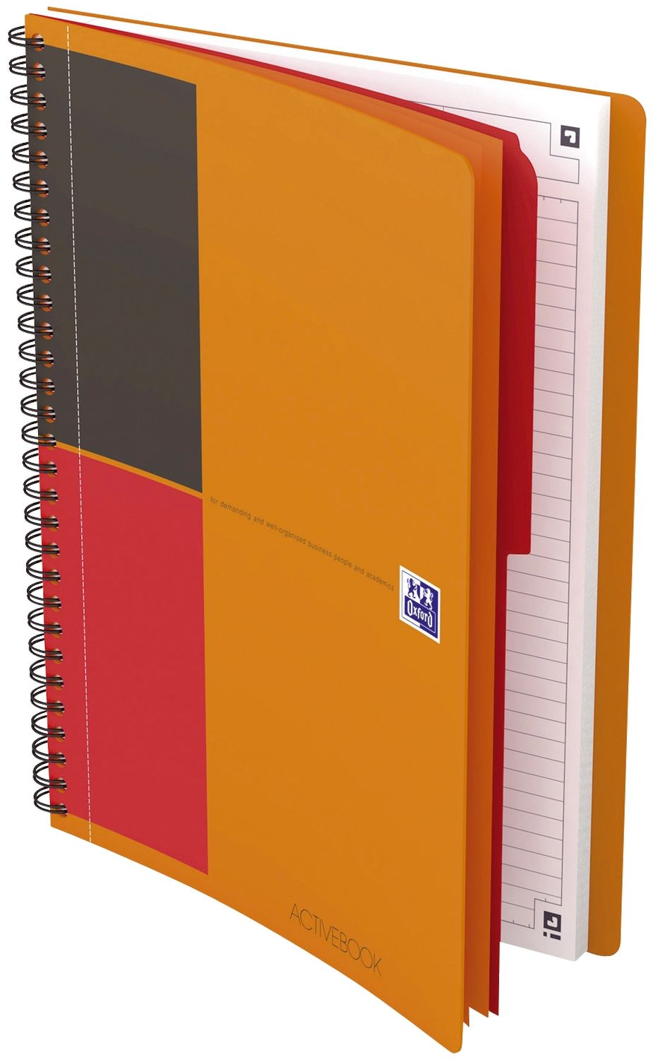 Activebook Connect - Collegeblock, B5, liniert, 80 Blatt, Softcover, 4 Eckmarkierungen zum scannen Activebook Connect - Collegeblock, B5, liniert, 80 Blatt, Softcover, 4 Eckmarkierungen zum scannen