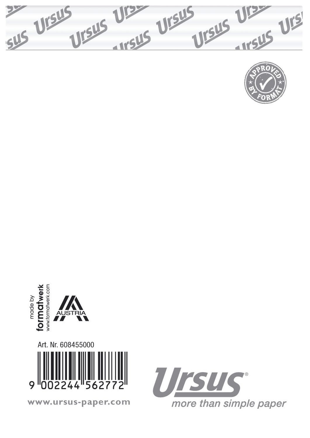 Notizblock - A7, 48 Blatt, 60 g/qm, blanko Notizblock - A7, 48 Blatt, 60 g/qm, blanko