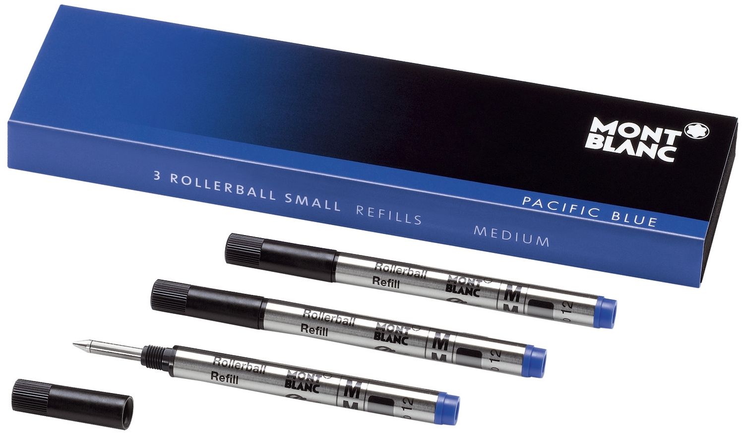 Tintenrollermine Mozart - M, small, pacific blue, 3 Stück Tintenrollermine Mozart - M, small, pacific blue, 3 Stück