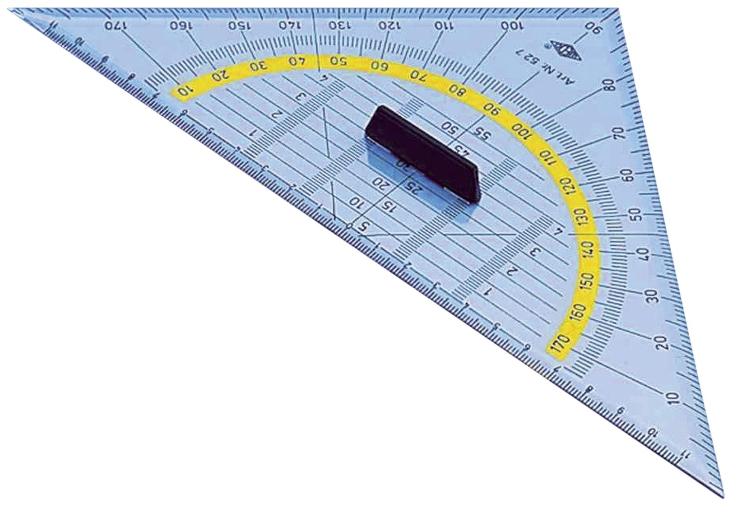 Geometrie-Dreieck - 250 mm, mit abnehmbarem Griff Geometrie-Dreieck - 250 mm, mit abnehmbarem Griff