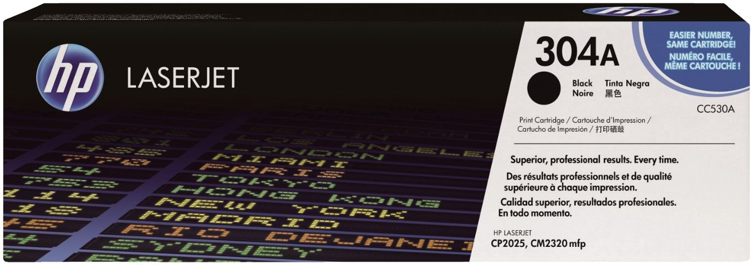 Original HP Tonerkartusche schwarz (CC530A,304A,304ABK,304ABLACK,NO304A,NO304ABK,NO304ABLACK)