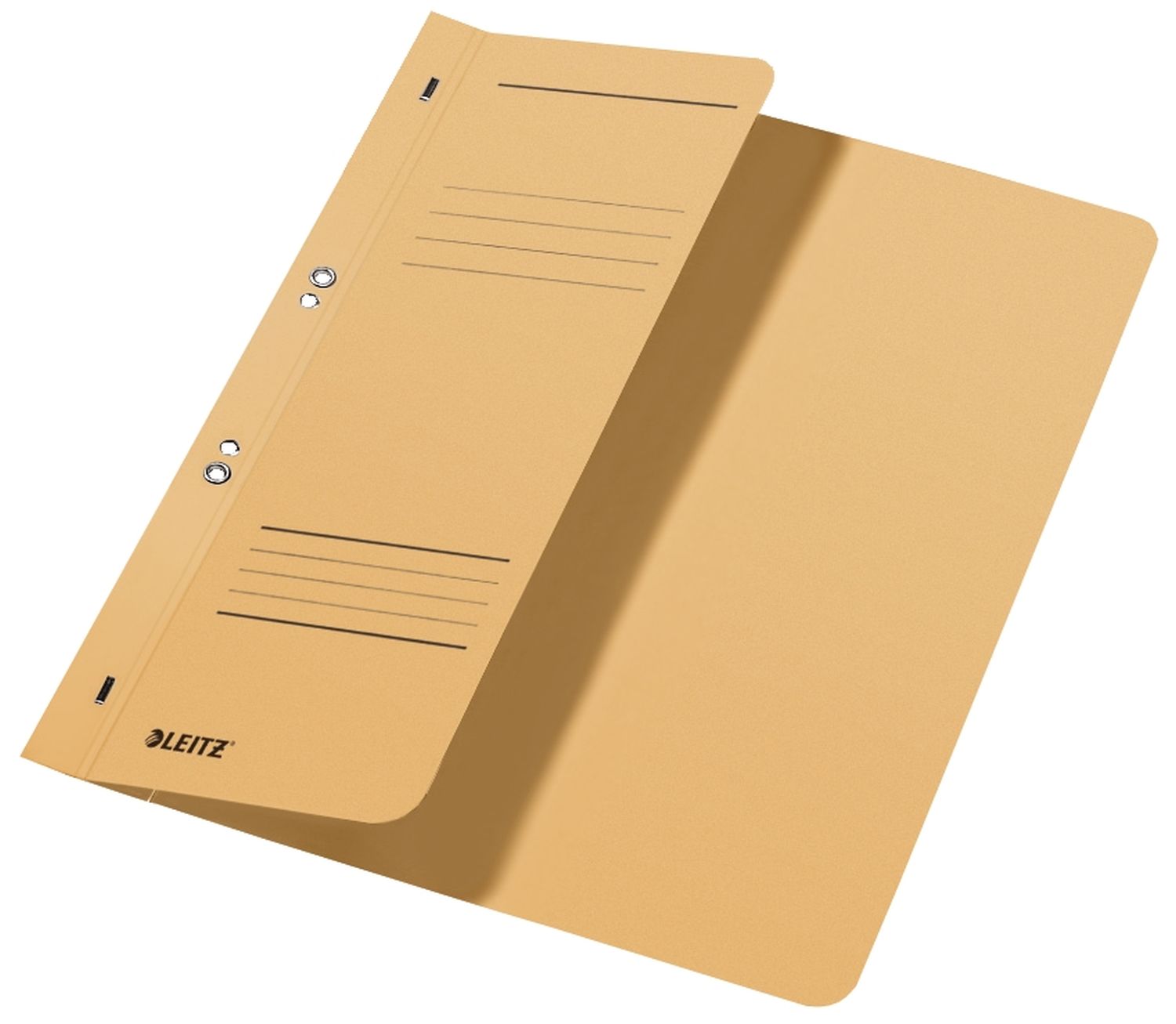Ösenhefter Leitz 3740-00-11 mit halbem Vorderdeckel, DIN A4, kfm. Heftung, Manilakarton, chamoise Ösenhefter Leitz 3740-00-11 mit halbem Vorderdeckel, DIN A4, kfm. Heftung, Manilakarton, chamoise
