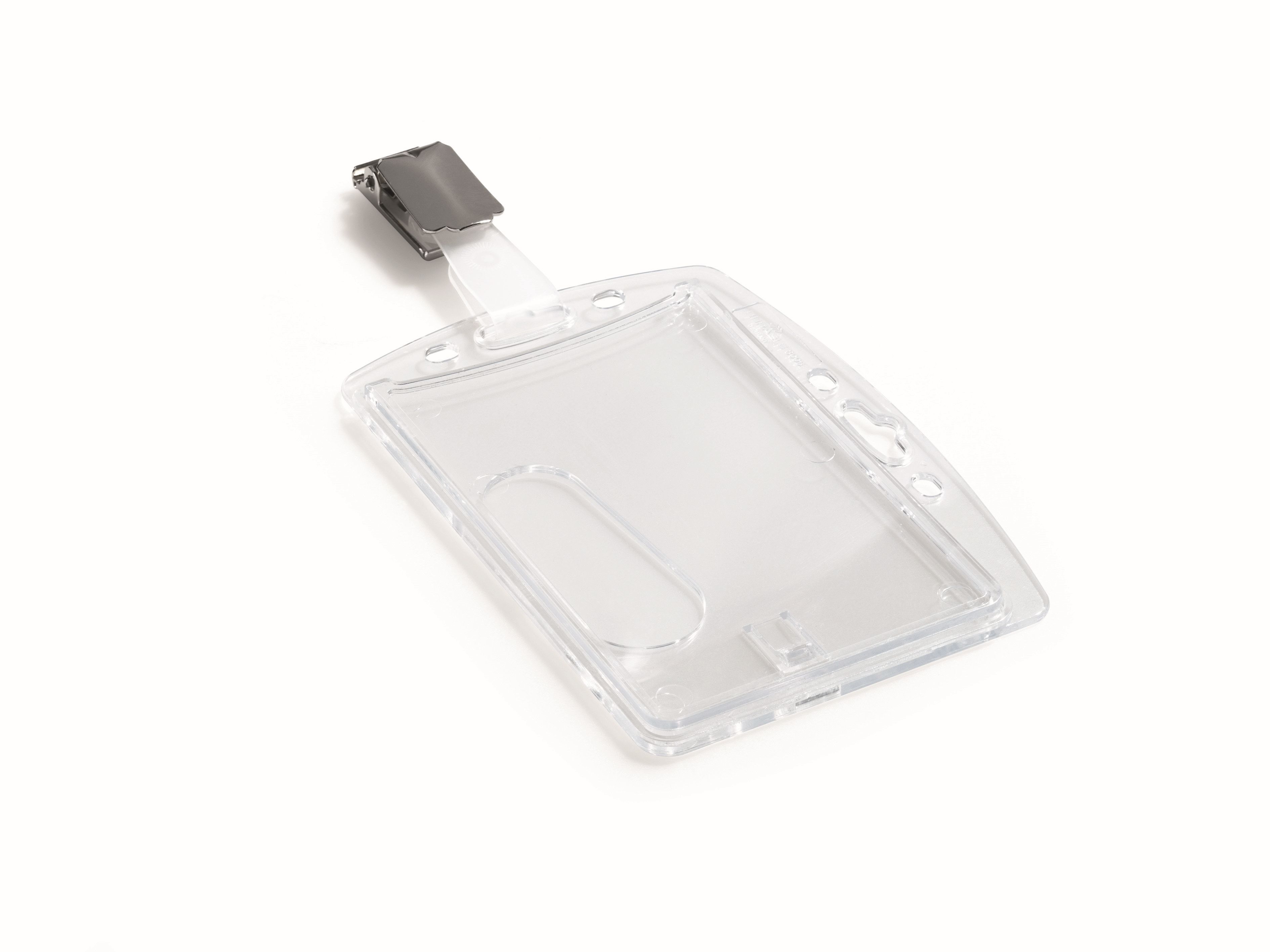 Ausweishülle mit Security Clip - Kunststoff, 85 x 54 mm, 25 Stück Ausweishülle mit Security Clip - Kunststoff, 85 x 54 mm, 25 Stück