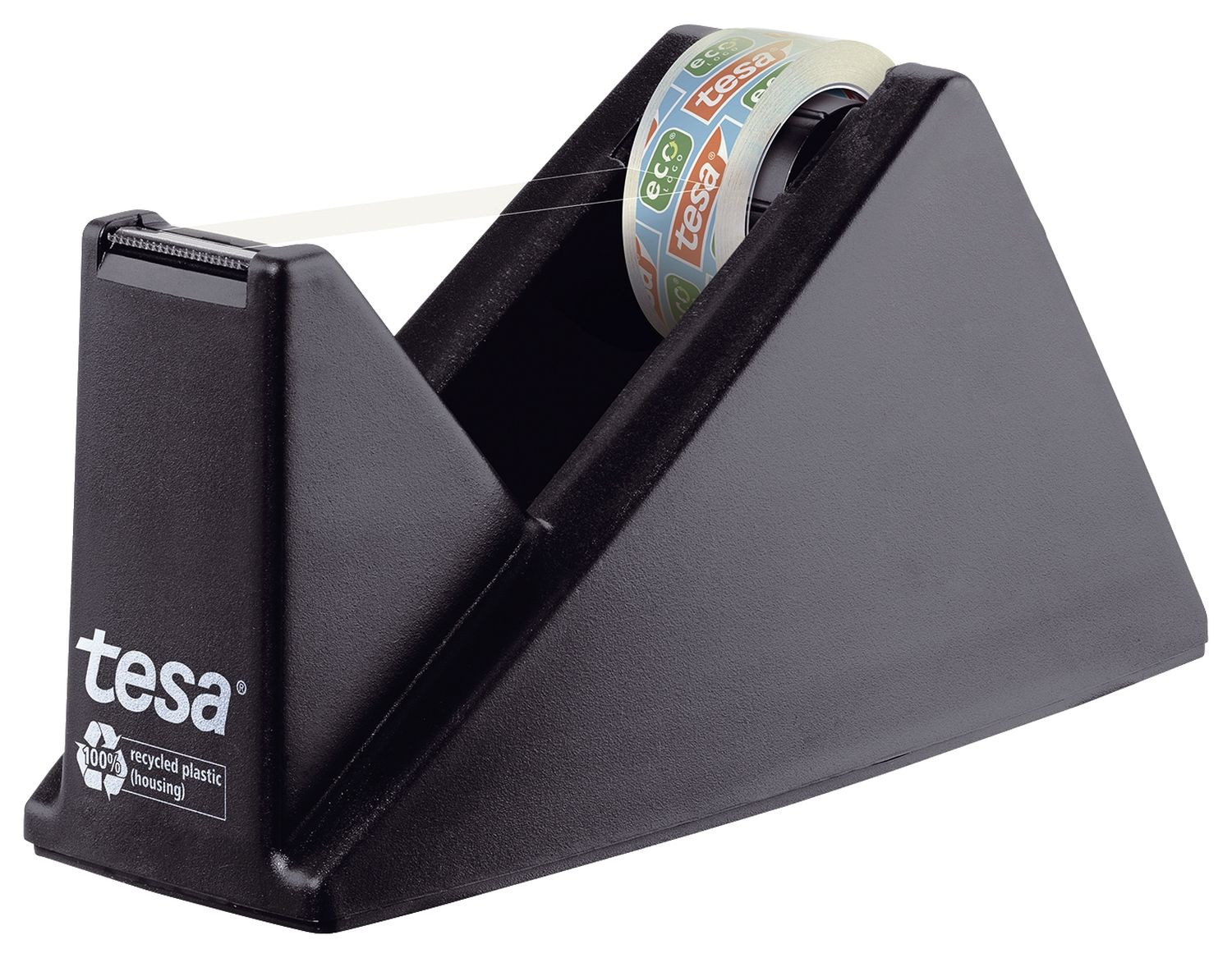 Tischabroller Easy Cut® Economy - für Rollen bis 33 m x 19 mm, gefüllt, schwarz Tischabroller Easy Cut® Economy - für Rollen bis 33 m x 19 mm, gefüllt, schwarz