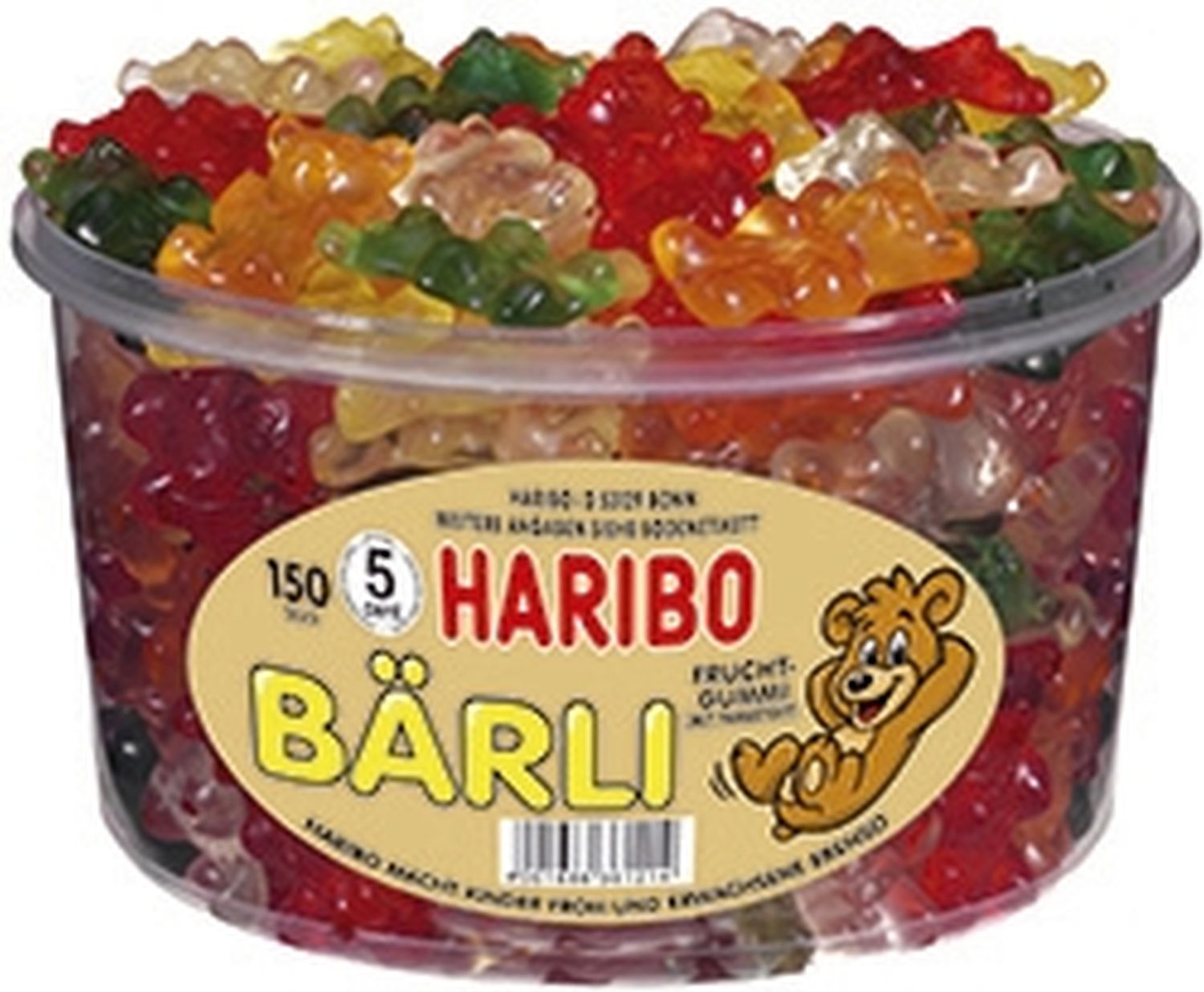 Fruchtgummi - Bärli, 150 Stück Fruchtgummi - Bärli, 150 Stück